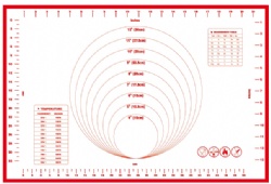 silicone pastry mat